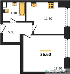 Планировка квартиры, ID 521059