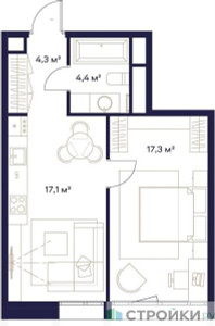 Планировка квартиры, ID 121694
