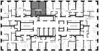 Планировка однокомнатной(квартира) площадью 36 квадратных метров в “ЖК СЕТ”