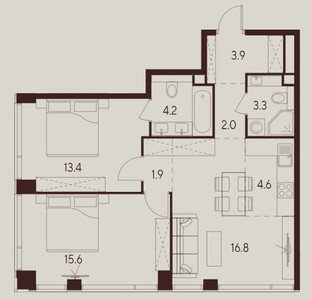 Планировка квартиры, ID 304131