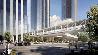 Планировка 4+ комнатной(квартира) площадью 197.2 квадратных метров в ЖК “ЖК Капитал Тауэрс (Capital Towers)”