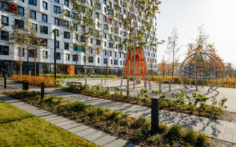 Благоустройство в ЖК "Green Park"