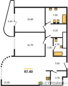 Планировка квартиры, ID 123627