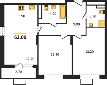 Планировка квартиры, ID 160816