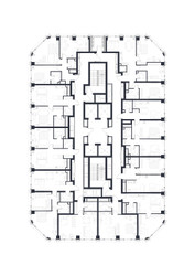 Планировка однокомнатной(квартира) площадью 48.8 квадратных метров в ЖК “ЖК 1-й Нагатинский (Первый Нагатинский)”