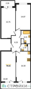 Планировка квартиры, ID 147743