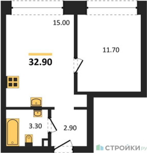 Планировка квартиры, ID 299154