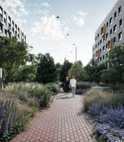 Двор в ЖК “Станиславский”