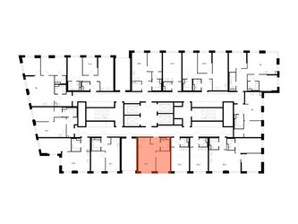 Планировка однокомнатной(квартира) площадью 36.5 квадратных метров в ЖК “ЖК 2-й Иртышский”