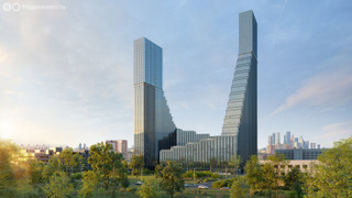 Планировка студии(квартира) площадью 23.9 квадратных метров в “ЖК Обручева 30”