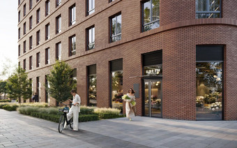 Придомовая территория в “Левел Нижегородская”