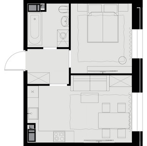 Планировка квартиры, ID 500544
