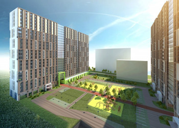 Планировка трехкомнатной(квартира) площадью 83.4 квадратных метров в ЖК “ЖК Сердце Одинцово”