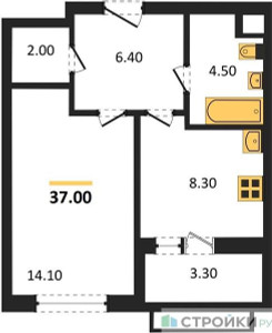 Планировка квартиры, ID 96877