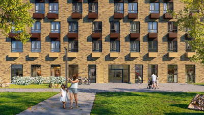 Планировка двухкомнатной(квартира) площадью 59.6 квадратных метров в ЖК “ЖК Лосиноостровский парк”