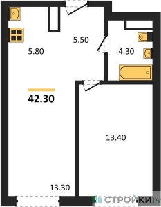 Планировка квартиры, ID 528715