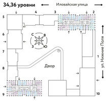 Планировка трехкомнатной(квартира) площадью 52 квадратных метров в “ЖК Страна Заречная”