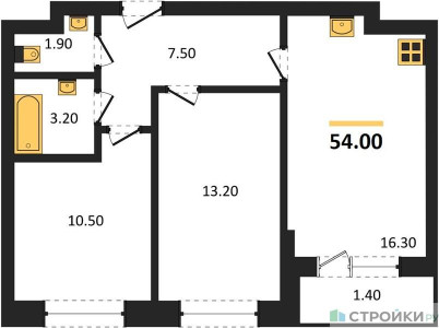 Планировка квартиры, ID 520289