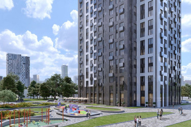 Планировка трехкомнатной(квартира) площадью 92.9 квадратных метров в ЖК “ЖК Crystal Трилогия (Кристал)”