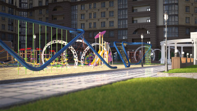 Планировка двухкомнатной(квартира) площадью 81.3 квадратных метров в ЖК “ЖК Династия”