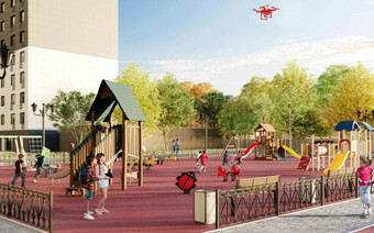 Детская площадка ЖК Реут
