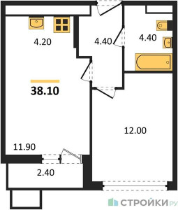 Планировка квартиры, ID 142278