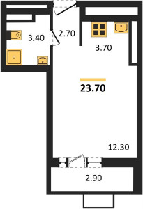 Планировка квартиры, ID 104363