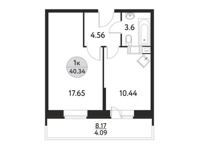 Планировка квартиры, ID 360863