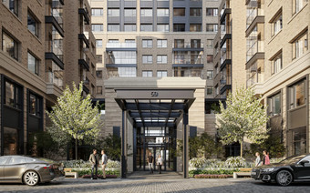 Входная зона в Дом "А"