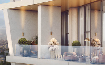 Терраса в ЖК "Гранд Фили"