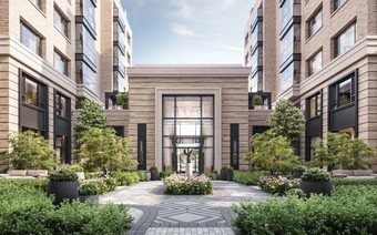 Двор в Дом "А"