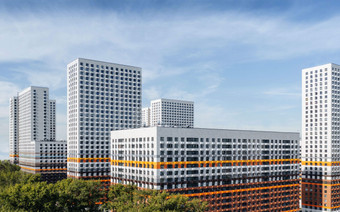 Верхние этажи корпусов в ЖК "Дмитровский Парк"