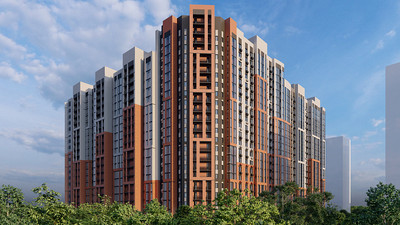 Планировка однокомнатной(квартира) площадью 38.15 квадратных метров в ЖК “ЖК Онегин Подольск”