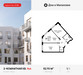 Планировка двухкомнатной(квартира) площадью 52.7 квадратных метров в “ЖК Дом в Малаховке”