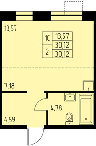 Планировка квартиры, ID 540876