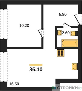 Планировка квартиры, ID 510186