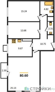 Планировка квартиры, ID 235280