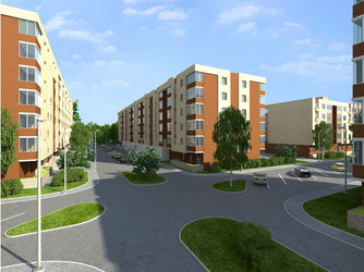 Планировка двухкомнатной(квартира) площадью 63.3 квадратных метров в ЖК “ЖК Квартал Гальчино”