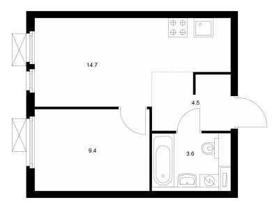 Планировка квартиры, ID 176215