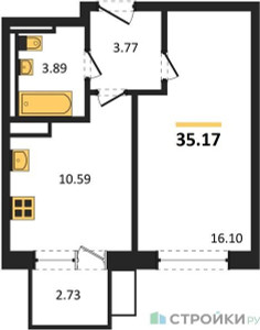 Планировка квартиры, ID 244890