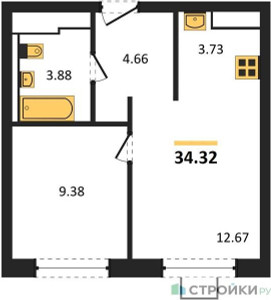 Планировка квартиры, ID 263175