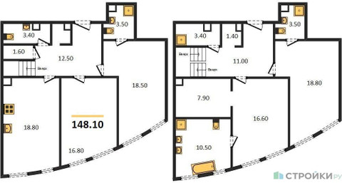 Планировка квартиры, ID 99000