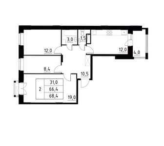 Планировка квартиры, ID 202777