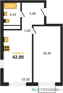 Планировка квартиры, ID 535475