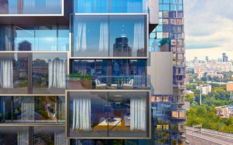 Остекление ЖК "River Park Towers Кутузовский"