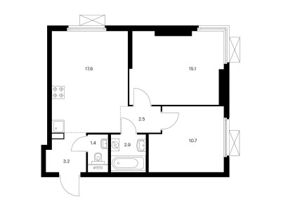Планировка квартиры, ID 254212