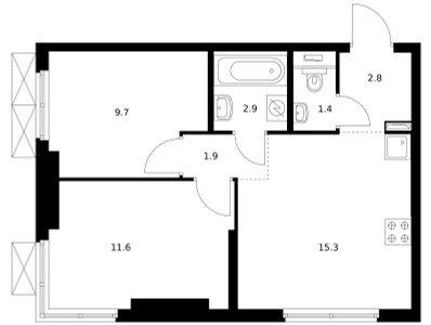 Планировка квартиры, ID 203184