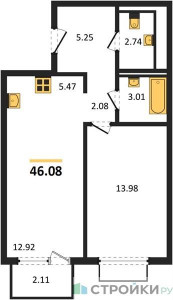 Планировка квартиры, ID 362522