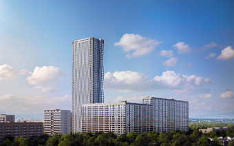 "AFI Tower" вид с северной стороны
