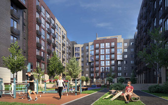 спортивная площадка ЖКБаркли Медовая Долина